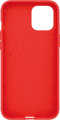 Ancus AutoFocus Shock Proof Silicone Back Cover Red (iPhone 12 Pro Max)