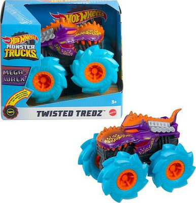 Hot Wheels Monster Truck Twisted Tredz Кола 1:43 Горещи колела Монстър Трък Ragin Cage'N за 3++ Години