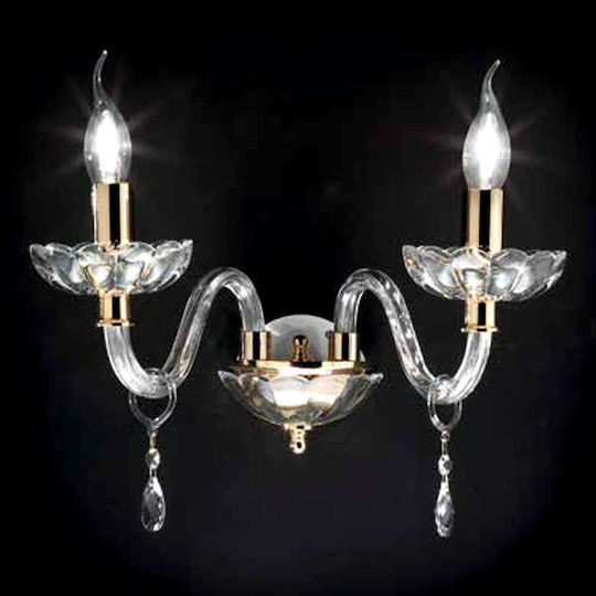 Ondaluce Lamp Wall Transparent 35x25x25cm