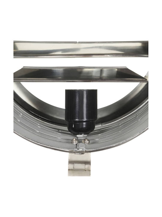 vidaXL Vintage Floor Lamp H171xW26cm. with Socket for Bulb E27 Black