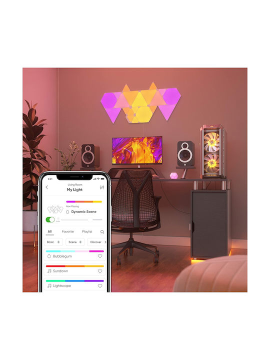 Nanoleaf WiFi Decorative Lamp Hexagon Multicolour 15pcs
