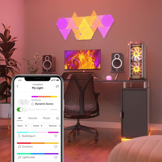 Nanoleaf WiFi Decorative Lamp Hexagon Multicolour 15pcs