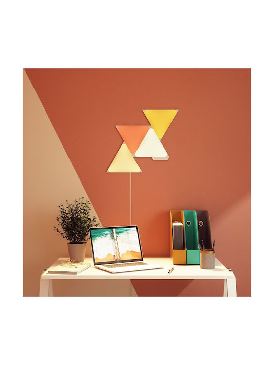 Nanoleaf Shapes Triangles Decorative Lamp Hexagon Multicolour 4pcs