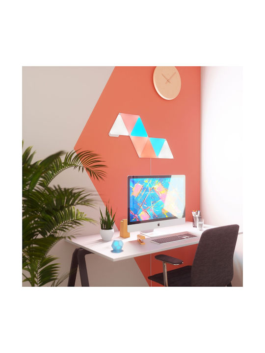 Nanoleaf Shapes Triangles Decorative Lamp Hexagon Multicolour 4pcs
