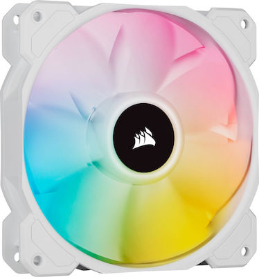 Corsair iCUE SP140 RGB Elite Performance 4-Pin PWM Case Fan White 2-pack