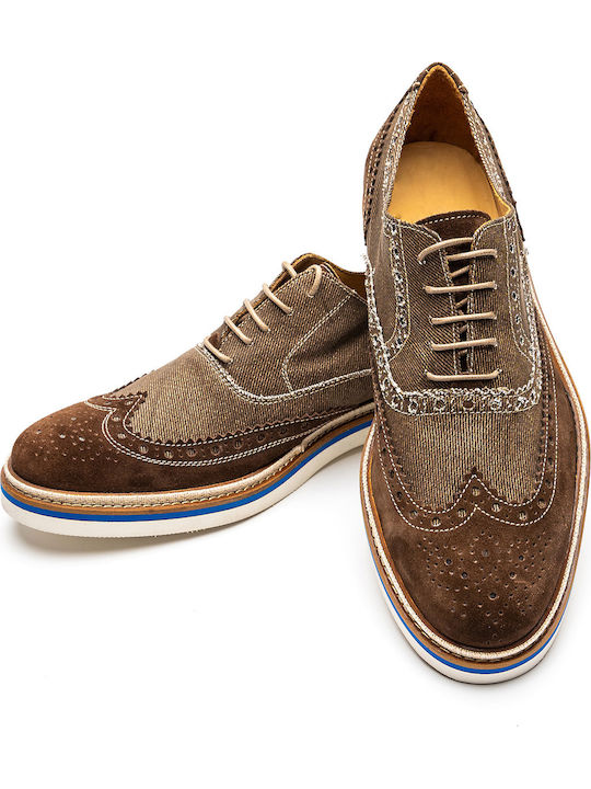 Gold Brothers Suede Lace-up Shoes from the Liberty Series - SS15 95 Brown