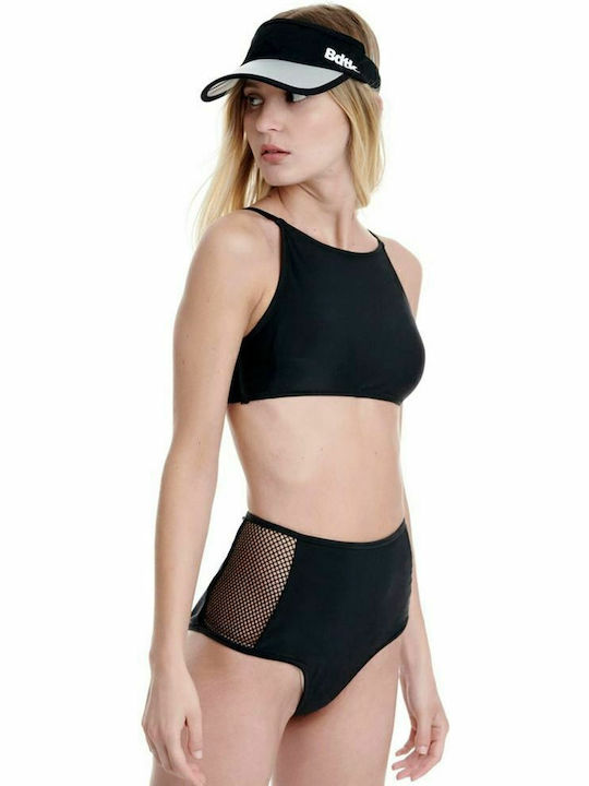 Bikini Boxer Ψηλόμεσο Μαύρο