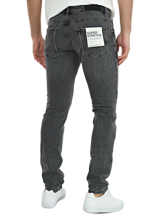 Gabba Men's Jeans Pants in Slim Fit Grey