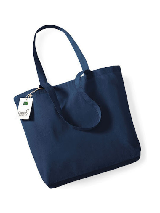 Westford Mill W180 Cotton Shopping Bag Blue