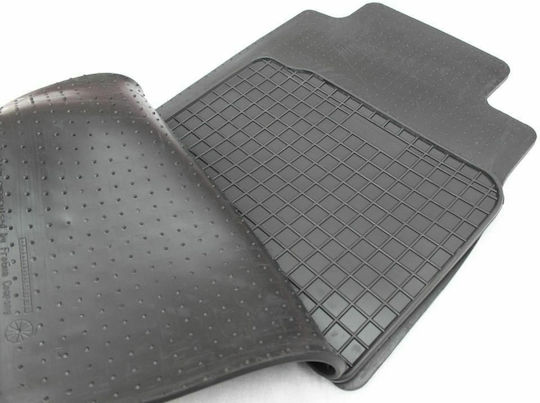 Frogum Set of Front and Rear Mats 4pcs for Nissan Micra 2017 Black