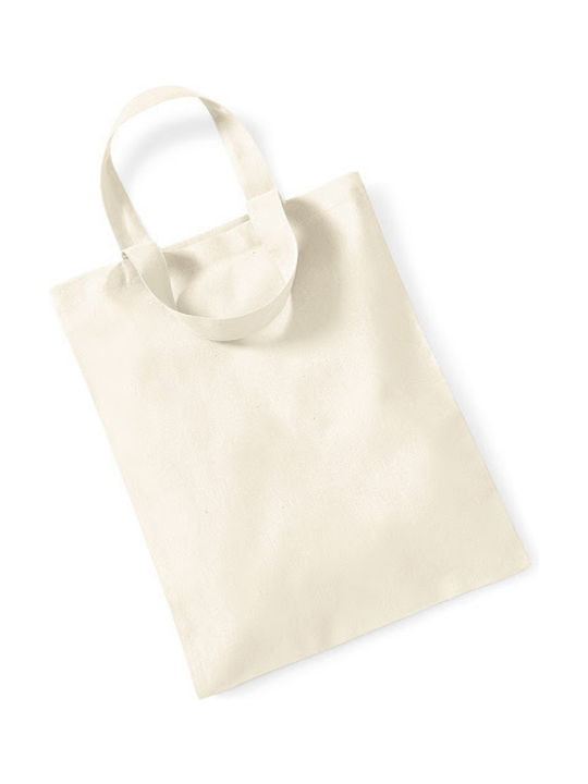 Westford Mill W104 Βαμβακερή Τσάντα για Ψώνια σε Μπεζ χρώμα