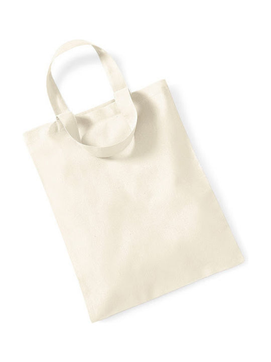 Westford Mill W104 Cotton Shopping Bag Beige