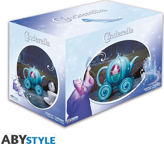 Abysse Disney - Cindrella Carriage Teapot Чайник Керамично Син 850мл