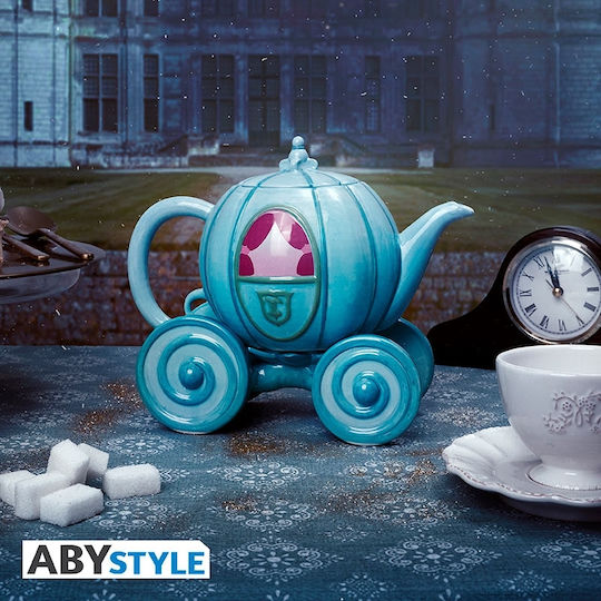 Abysse Disney - Cindrella Carriage Teapot Чайник Керамично Син 850мл