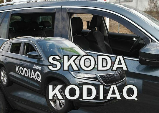 Heko Σετ Ανεμοθραύστες Αυτοκινήτου Μπροστινοί και Πίσω για Skoda Kodiaq 5D 2016 4τμχ