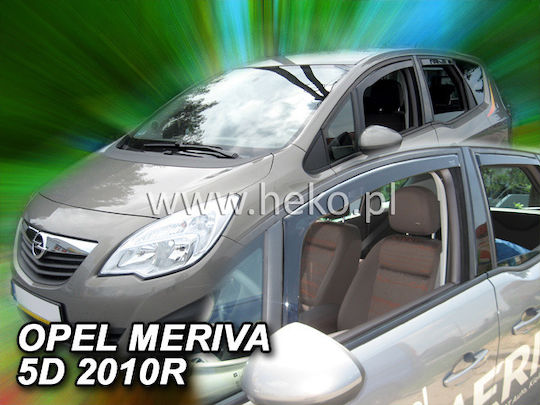 Heko Set deflectoare de vânt Dark Fime pentru Opel Meriva 2buc