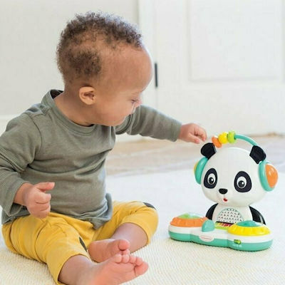 Infantino Animal Spin & Slide Dj Panda with Music and Light for 6++ Months