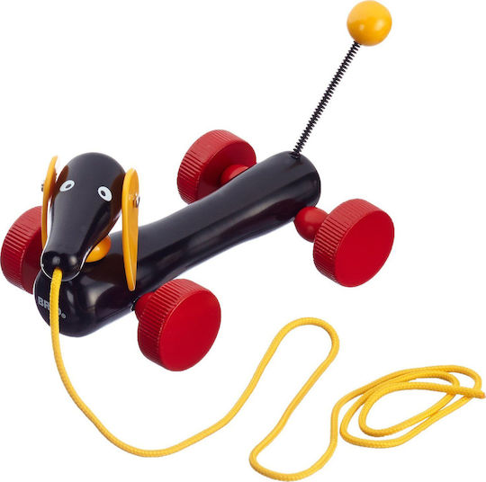 Brio Toys Συρόμενο Παιχνίδι Pull Along Dachshund από Ξύλο για 12+ Μηνών