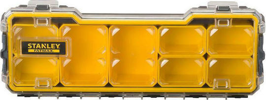 Stanley FatMax Pro Tool Compartment Organiser 14 Slot with Removable Box Yellow 43.2x26.7x6.4cm