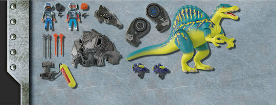 Playmobil Dino Rise Spinosaurus: Double Defense Power for 5-10 years old