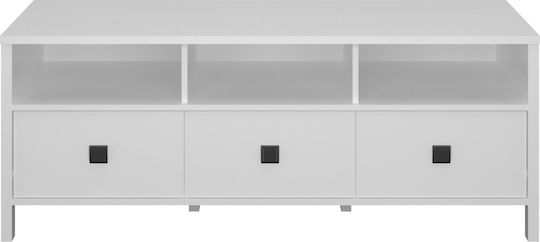 Έπιπλο Τηλεόρασης Marocco Λευκό Μ149xΠ47xΥ57.5cm