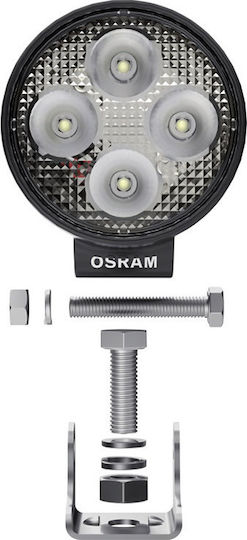 Osram Round VX80-WD Στρογγυλός Προβολέας Αυτοκινήτου LED Universal 12V 7.5W 1τμχ
