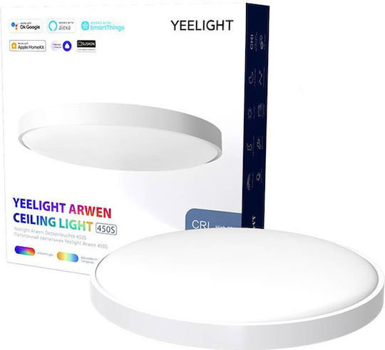 Yeelight Arwen 450S Кръгла На открито LED Панел 50W с Студено бяло Светлина 6500К 45.5см.