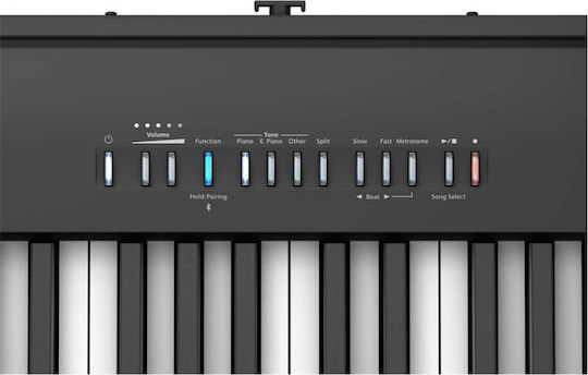 Roland Electric Stage Piano FP-30X Stand Set with 88 Weighted Keys Built-in Speakers and Connection with Headphones and Computer Black