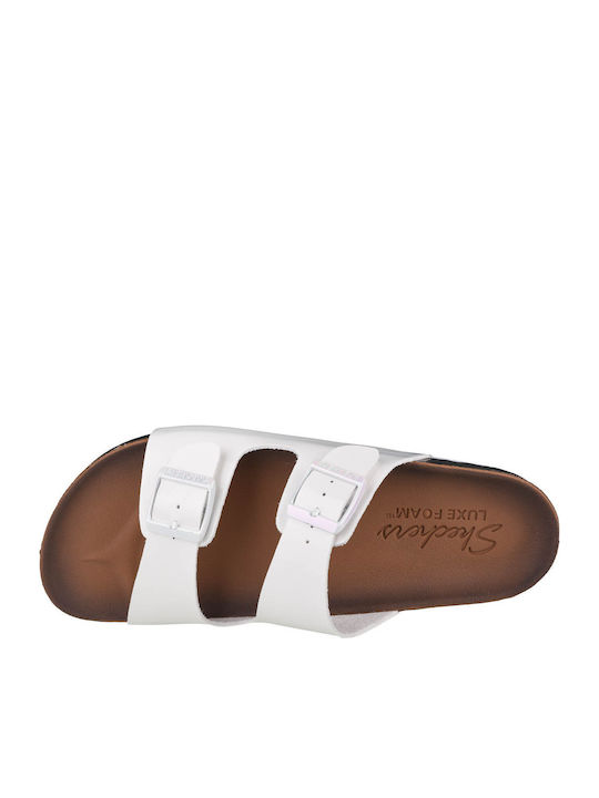 Granola-Gloss Floss Flache Sandalen für Damen in Weiß Farbe