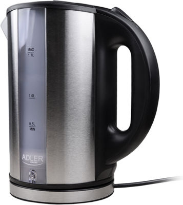 Adler Kettle 1.7lt 2000W Silver