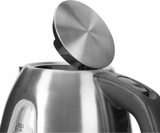 DictroLux Βραστήρας 1.8lt 2200W Ασημί