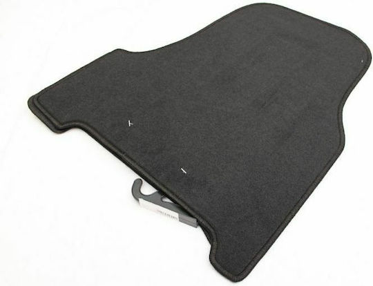Petex Μπροστινά Πατάκια 2τμχ για Peugeot 807 Fiat Ulysse Citroen C8 2002 Μαύρα