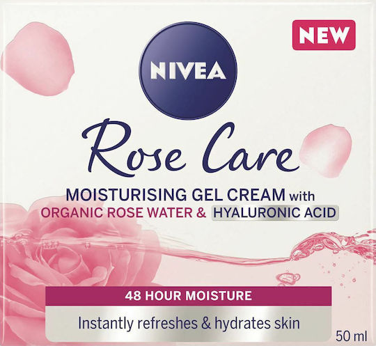Nivea Rose Care Light 48h Gel-Cream Face Day 50ml