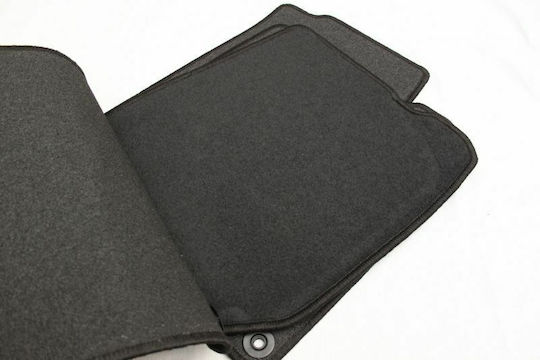 Petex Set of Front and Rear Mats 4pcs for Seat Leon / Toledo 1999-2005 Black