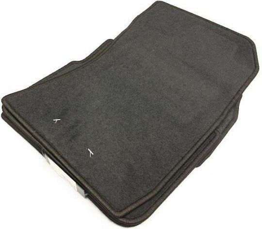 Petex Satz Vorder- und Hintermatten 4Stück aus Teppichboden für Subaru Impreza 2007-2013 Schwarz