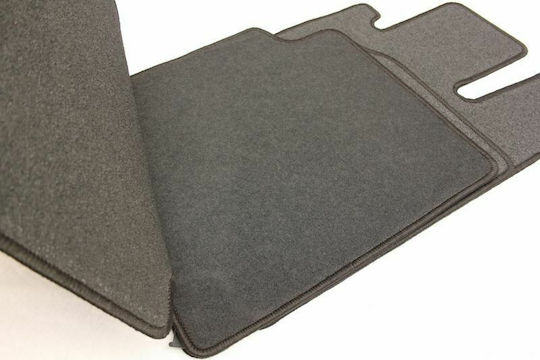 Petex Set of Front and Rear Mats 4pcs for Mercedes-Benz S 1998-2005 Black