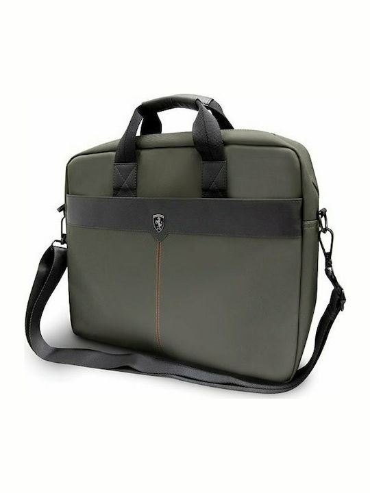 Ferrari Torba Tasche Schulter / Handheld 15" Grün Ferrari Torba Tasche Schulter / Handheld 15" Grün
