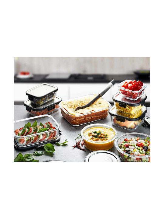 Gefu Microwave Glass Lunch Box Milo Silver 300ml