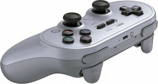 8Bitdo Pro 2 Ασύρματο Gamepad για Android / PC / Switch Gray Edition
