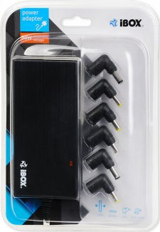iBox Universal Laptop Charger 90W 20V 4.5A with Detachable Power Cable