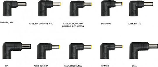 iBox Universal Laptop Charger 90W 20V 4.5A with Detachable Power Cable