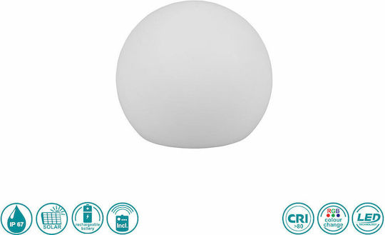 Trio Lighting Spiked Solar Light Ball 0.5W 30lm with Warm White Light 3000K IP67 20cmx17cmcm