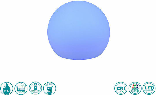 Trio Lighting Spiked Solar Light Ball 0.5W 30lm with Warm White Light 3000K IP67 20cmx17cmcm