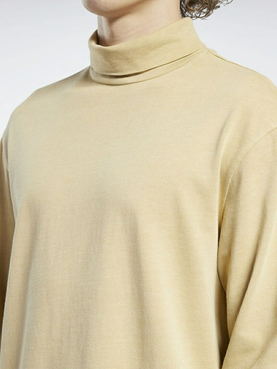 Natural Dye Turtle Neck Μπλούζα Μακρυμάνικη Sepia