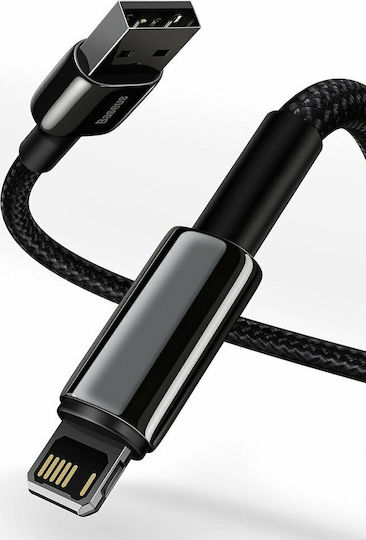 Baseus Tungsten Braided USB to Lightning Cable Μαύρο 1m (CALWJ-01)