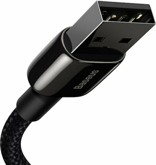 Baseus Tungsten Braided USB to Lightning Cable Μαύρο 1m (CALWJ-01)