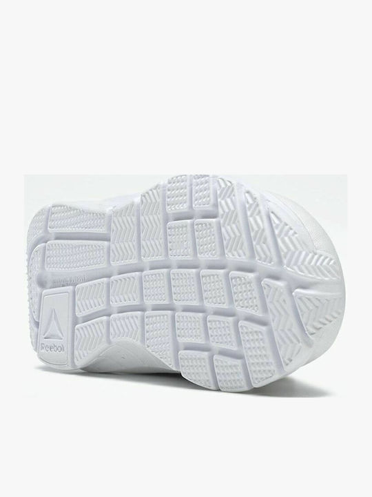 Rush Runner Rush Runner 4 Kids Sports Shoes Basketball with Hoop & Loop Closure Cloud White / Vector Navy / Vector Red
