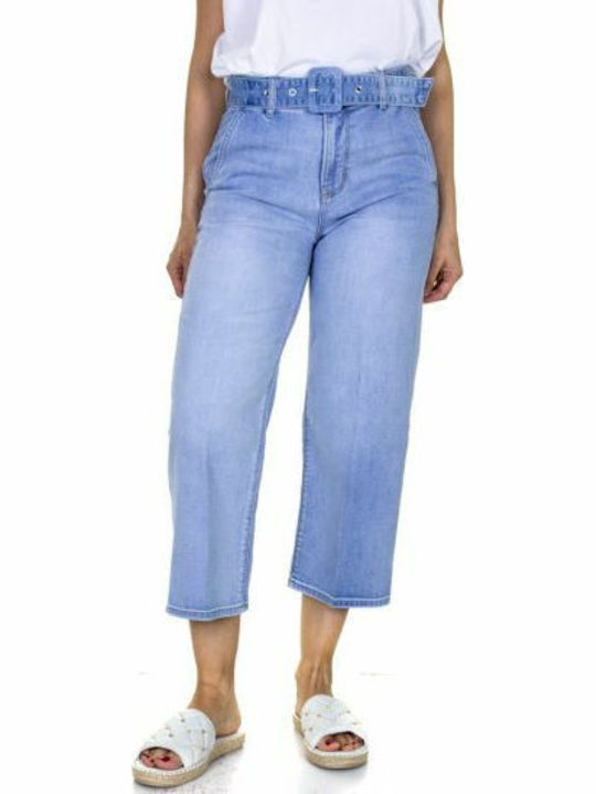 Hoch tailliert Damenjeans
