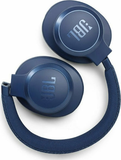 JBL Live 660NC Wireless / Wired Over Ear Headphones with 50 hours of Operation and Quick Charge Blue