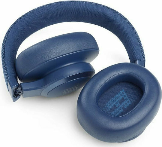 JBL Live 660NC Wireless / Wired Over Ear Headphones with 50 hours of Operation and Quick Charge Blue